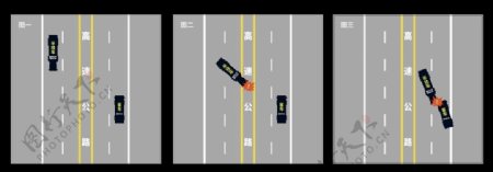 交通事故模拟图图片