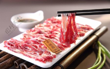 牛肉火锅涮肉图片