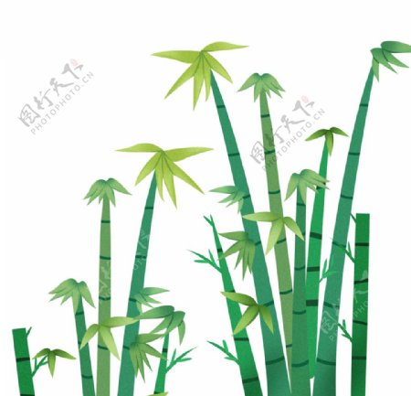 竹子装饰元素图片