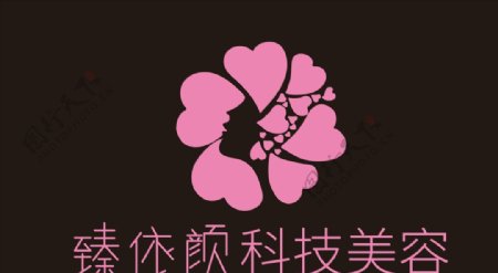 臻依颜科技美容logo图片