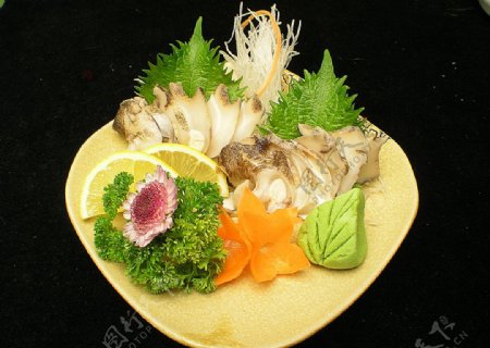 海螺肉刺身图片