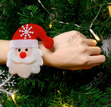 手环饰品圣诞老人图片