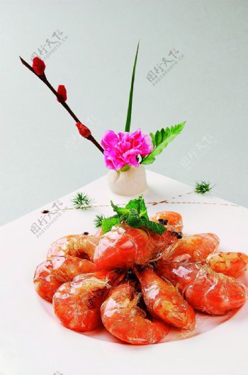 徽菜薄荷宝虾图片