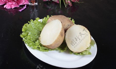鲁菜山东菜烤土豆图片