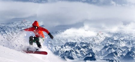 冬奥滑雪图片