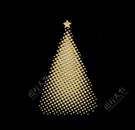 圣诞树透明素材图片