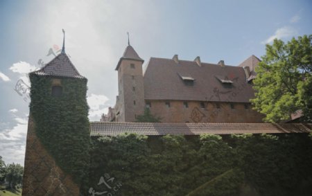 城楼古堡图片